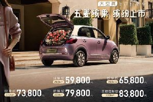 5.98万起！大空间五门纯电车五菱缤果正式上市