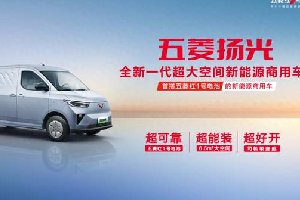 首搭五菱红1号电池新能源商用车五菱扬光亮相